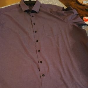 Perry Ellis. Mens 3xl purple long sleeve shirt.